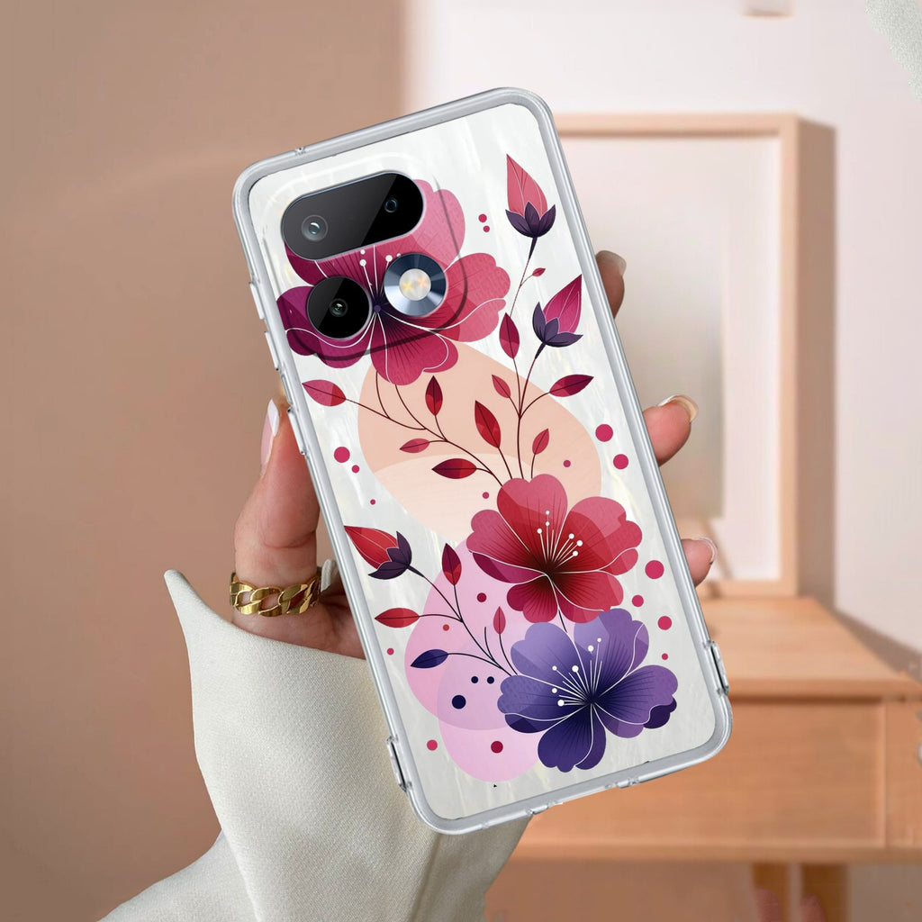 Stunning Floral Anti Yelllow Case For Realme 16 Pro 5G
