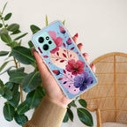 Stunning Floral Transparent Silicon Case For Redmi Note 12 4G