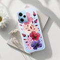 Stunning Floral Transparent Silicon Case For Redmi Note 12 5G