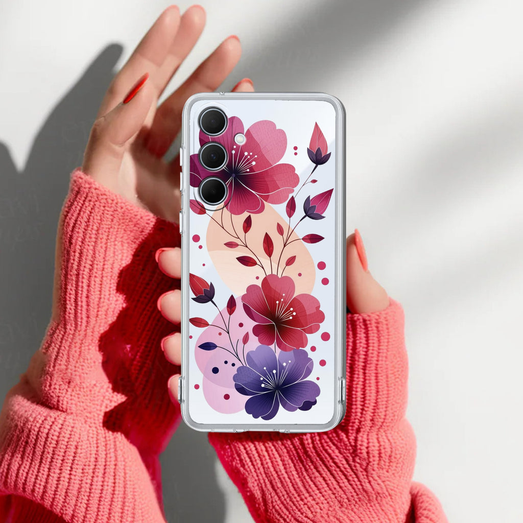 Stunning Floral Anti Yellow Case For Samsung Galaxy A37 5G