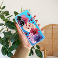 Stunning Floral Transparent Silicon Case For Vivo T2 5G