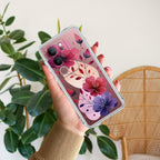 Stunning Floral Transparent Silicon Case For Vivo V29 Pro 5G