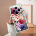 Stunning Floral Transparent Silicon Case For Vivo X300 5G