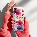 Stunning Floral Transparent Silicon Case For Vivo T4 Lite 5G