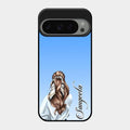 Styles Girl Customize Name Glass Case For Google Pixel 9 Pro 5G