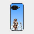 Styles Girl Customize Name Glass Case For Google Pixel 9A 5G