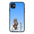 Styles Girl Customize Name Glass Case For iPhone 11