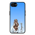 Styles Girl Customize Name Glass Case For iPhone 16e
