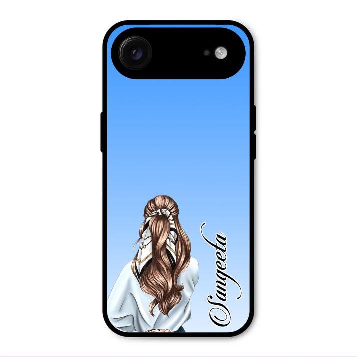 Styles Girl Customize Name Glass Case For iPhone Air