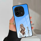 Styles Girl Customize Name Glass Case For Vivo - ShopOnCliQ