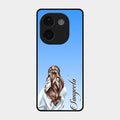 Styles Girl Customize Name Glass Case For Iqoo Z9S Pro 5G