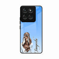 Styles Girl Customize Name Glass Case For Motorola Edge 60 Stylus 5G