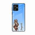 Styles Girl Customize Name Glass Case For Motorola G64 5G