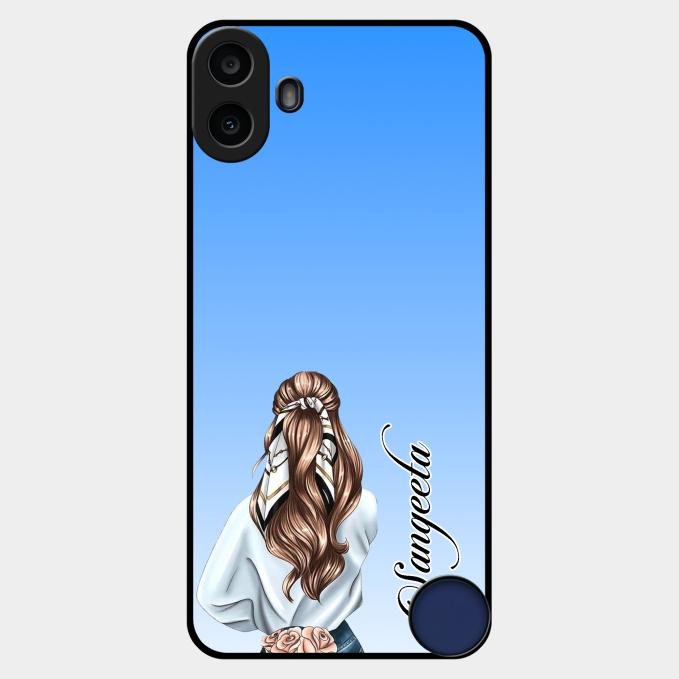 Styles Girl Customize Name Glass Case For Nothing Cmf Phone 1