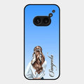 Styles Girl Customize Name Glass Case For Nothing Phone 2A 5G