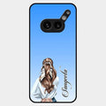 Styles Girl Customize Name Glass Case For Nothing Phone 2A Plus