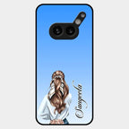 Styles Girl Customize Name Glass Case For Nothing Phone 2A Plus