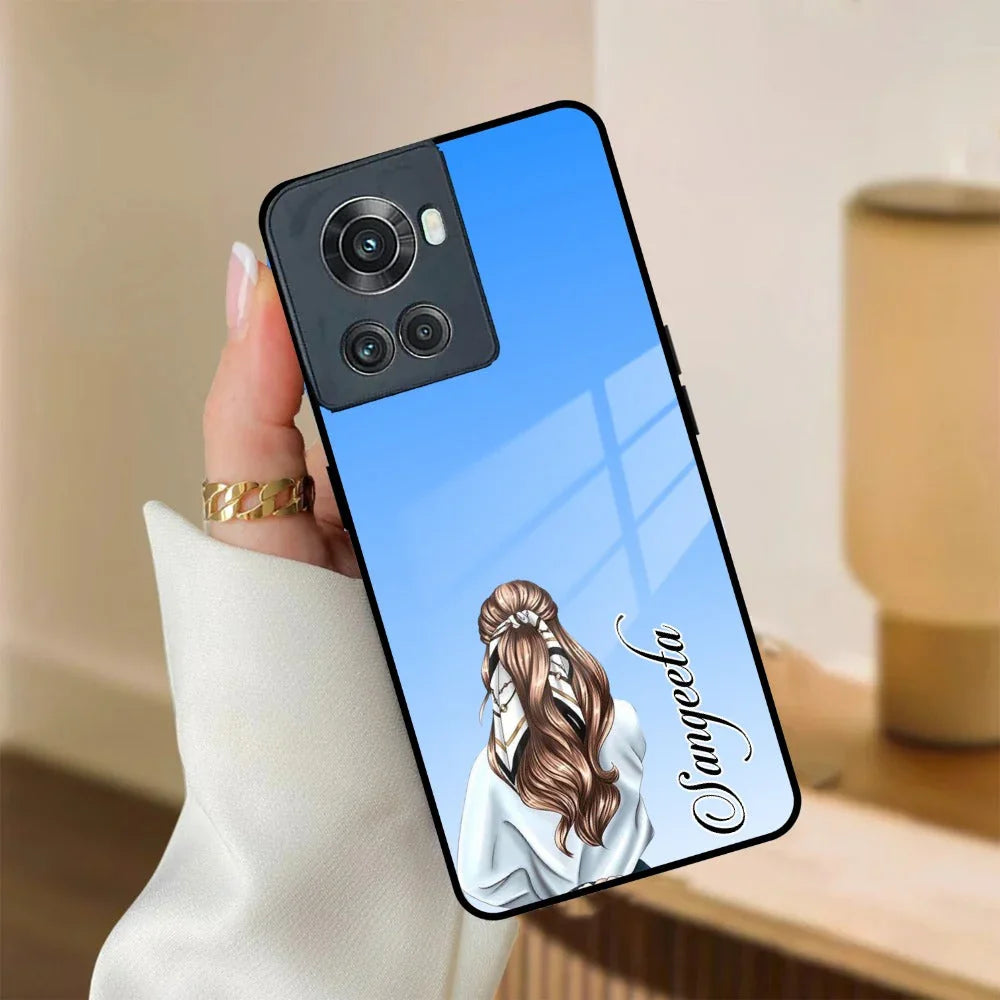 Styles Girl Customize Name Glass Case For OnePlus - ShopOnCliQ