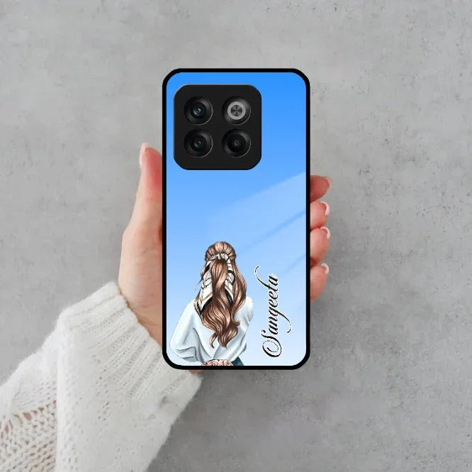 Styles Girl Customize Name Glass Case For OnePlus - ShopOnCliQ