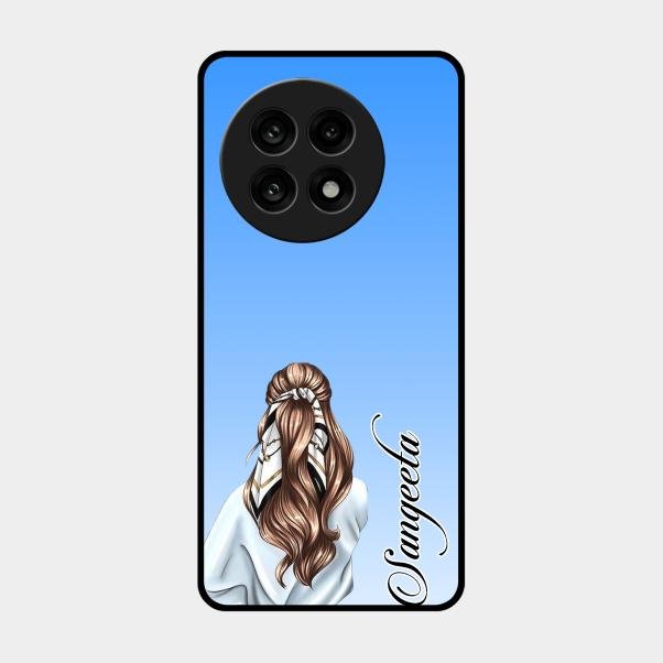 Styles Girl Customize Name Glass Case For Oneplus 13R 5G