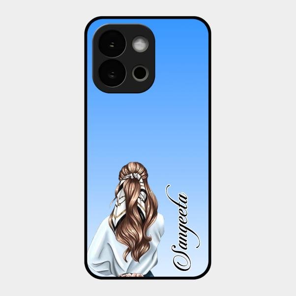 Styles Girl Customize Name Glass Case For Oneplus 13S 5G