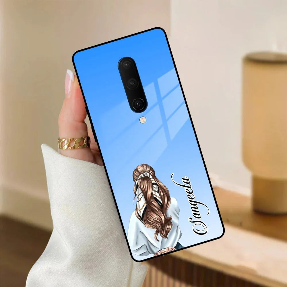 Styles Girl Customize Name Glass Case For OnePlus - ShopOnCliQ