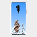 Styles Girl Customize Name Glass Case For Oneplus 7T Pro