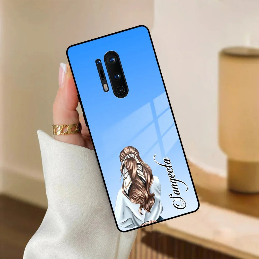 Styles Girl Customize Name Glass Case For OnePlus - ShopOnCliQ