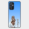 Styles Girl Customize Name Glass Case For Oneplus 9 5G