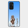 Styles Girl Customize Name Glass Case For Oneplus 9 Pro 5G