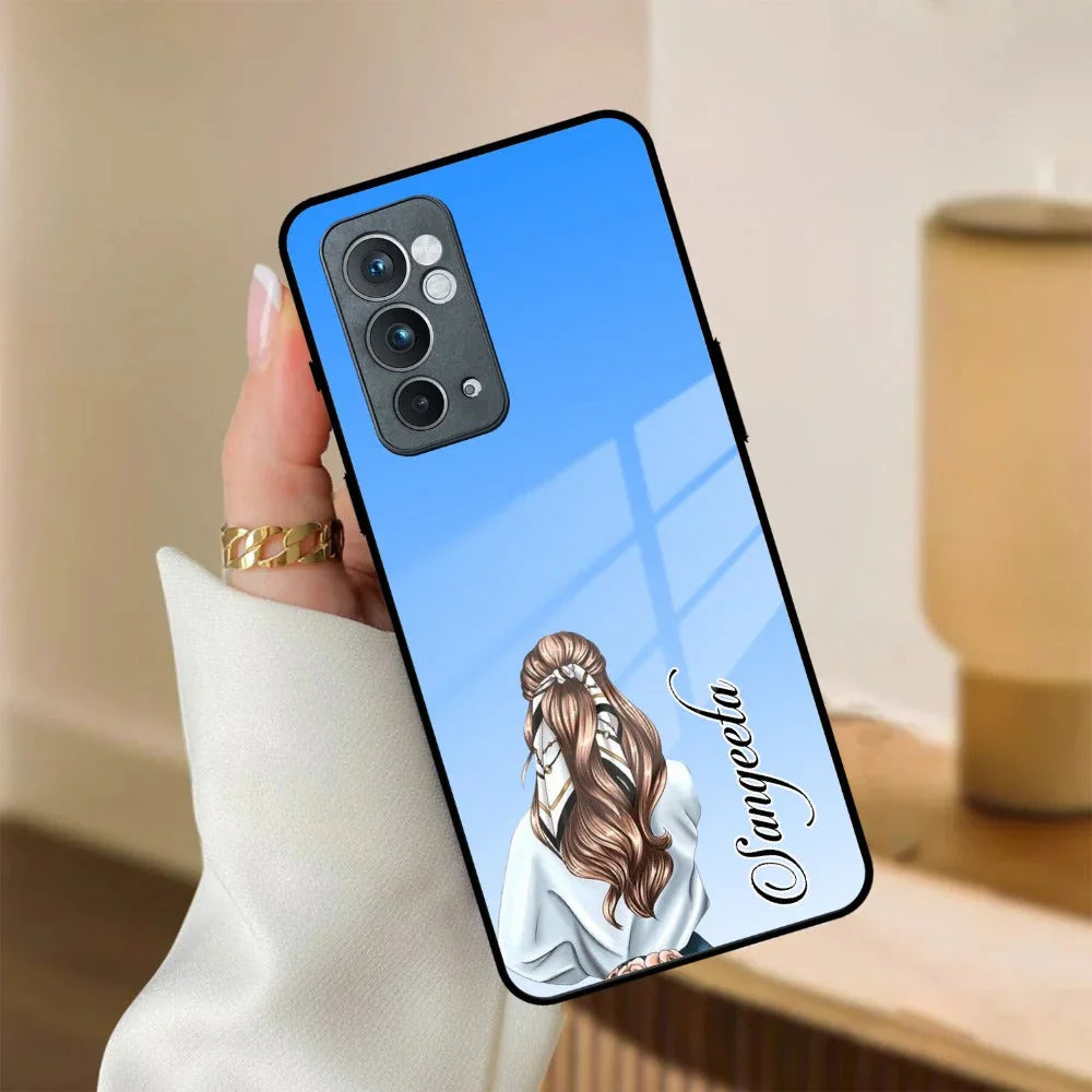 Styles Girl Customize Name Glass Case For OnePlus - ShopOnCliQ