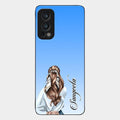 Styles Girl Customize Name Glass Case For Oneplus Nord 2 5G