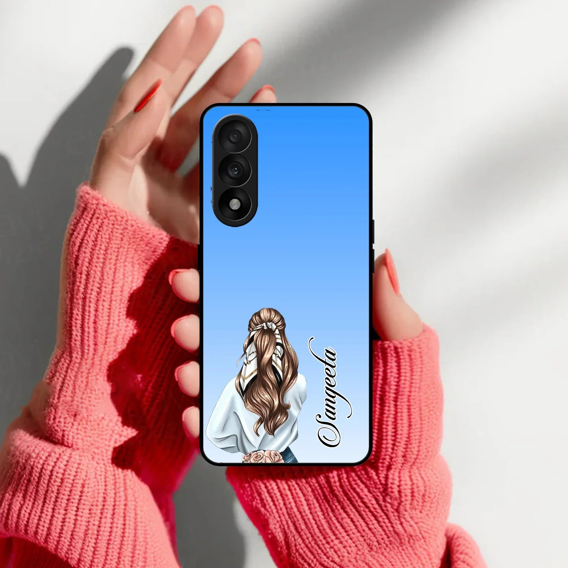 Styles Girl Customize Name Glass Case For OnePlus - ShopOnCliQ