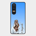 Styles Girl Customize Name Glass Case For Oneplus Nord Ce 4 Lite 5G