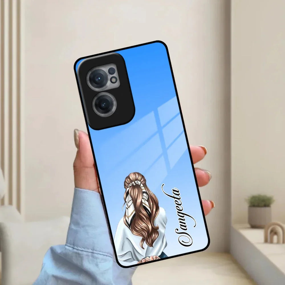 Styles Girl Customize Name Glass Case For OnePlus - ShopOnCliQ