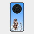 Styles Girl Customize Name Glass Case For Oppo F27 5G