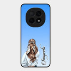 Styles Girl Customize Name Glass Case For Oppo F29 Pro 5G