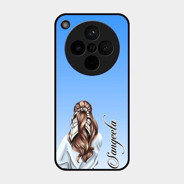 Styles Girl Customize Name Glass Case For Oppo Find X8 5G