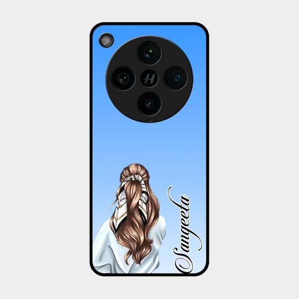 Styles Girl Customize Name Glass Case For Oppo Find X8 Pro 5G