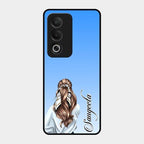 Styles Girl Customize Name Glass Case For Oppo K12X 5G