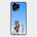 Styles Girl Customize Name Glass Case For Oppo K13 Turbo 5G
