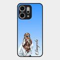 Styles Girl Customize Name Glass Case For Oppo Reno 14 Pro 5G