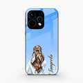 Styles Girl Customize Name Glass Case For Oppo Reno 15 5G