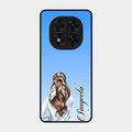 Styles Girl Customize Name Glass Case For Poco X7 5G