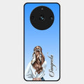 Styles Girl Customize Name Glass Case For Realme 11 Pro Plus 5G