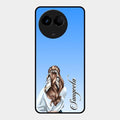 Styles Girl Customize Name Glass Case For Realme 11X 5G