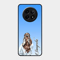 Styles Girl Customize Name Glass Case For Realme 12X 5G