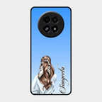 Styles Girl Customize Name Glass Case For Realme 13 5G