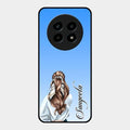 Styles Girl Customize Name Glass Case For Realme 13 Pro 5G