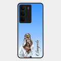 Styles Girl Customize Name Glass Case For Realme C75 5G